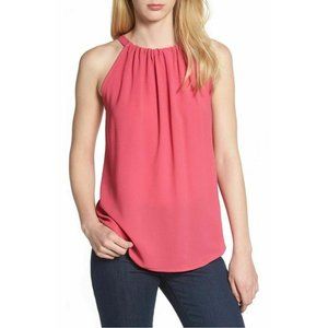 Gibson Women Halter Top Chiffon Sleeveless Blouse